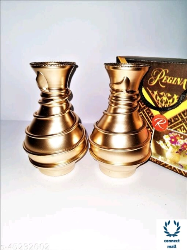  EXCLUSIVE FLOWER VASE WITH GIFT BOX  -  Metal, Pack of1